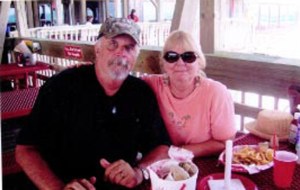 Robin Neklia Smith and her husband, Don, in Panama City, FL, called "The Redneck Riviera"