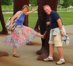 Gail Hanson Carman and her husband have fun in&nbsp;Florida.