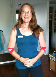Karen Parrish Rapport just gave blood. Karen Parrish Rapport just gave blood.
