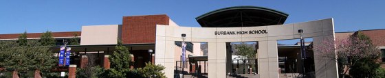 The new look of Burbank High School.