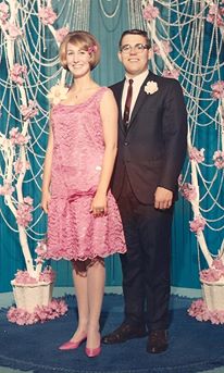 Teri Clark and Jerry McComas at the senior prom.