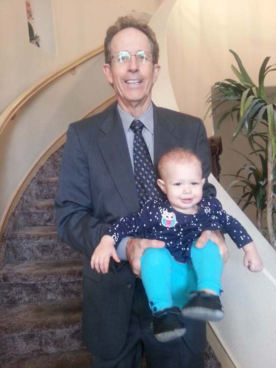 Tom with granddaughter