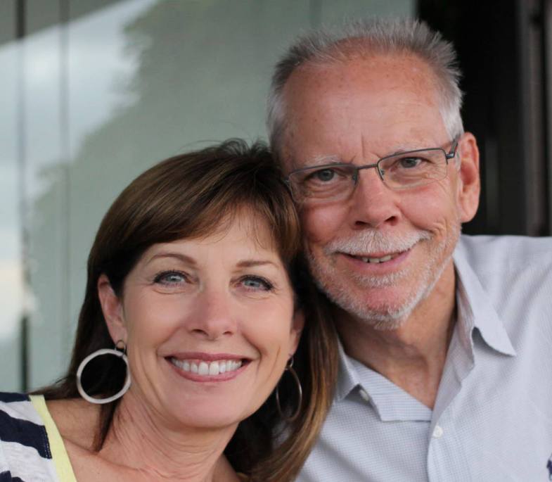 Marilyn Kasper Beck and her husband.