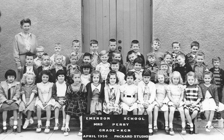 I've known Norm Sabin from KINDERGARTEN days! Can you find him in this picture?