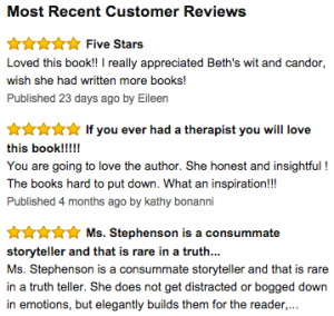 Latest reviews of Beth's book